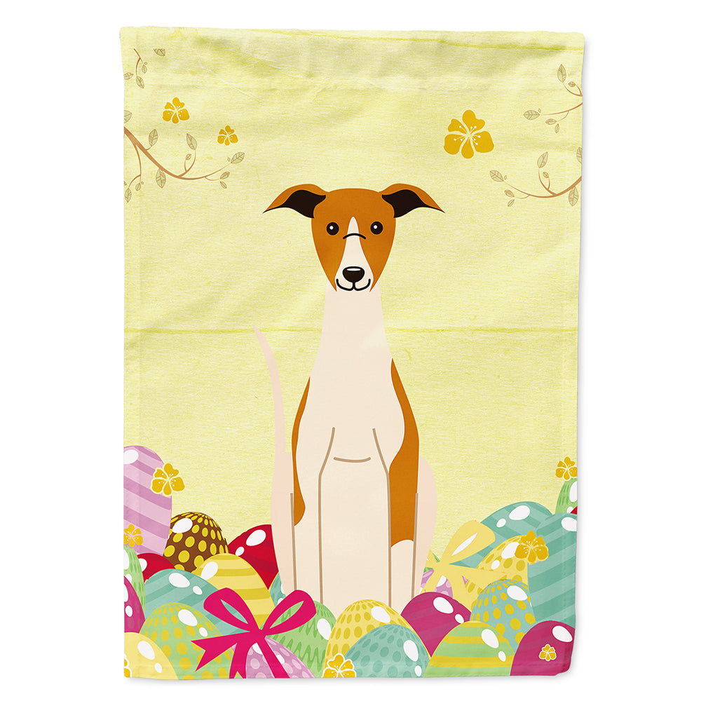 Easter Eggs Whippet Flag Canvas House Size BB6099CHF