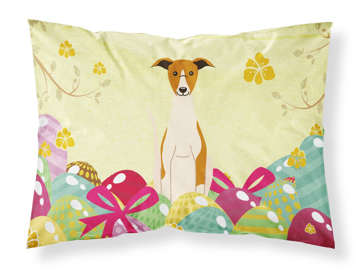 Easter Eggs Whippet Fabric Standard Pillowcase BB6099PILLOWCASE by Caroline&#39;s Treasures