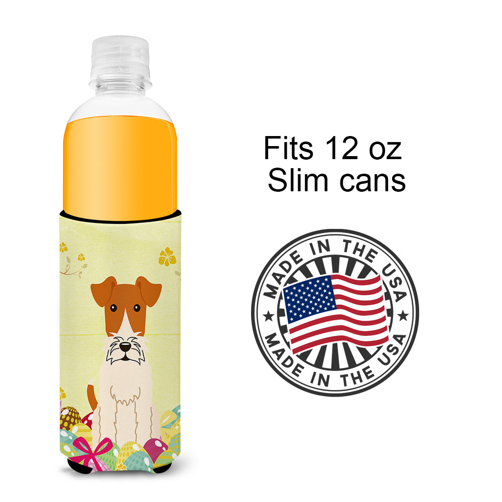 Easter Eggs Wire Fox Terrier  Ultra Hugger for slim cans BB6101MUK