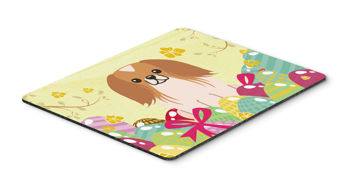 Easter Eggs Pekingnese Red White Mouse Pad, Hot Pad or Trivet BB6103MP by Caroline&#39;s Treasures