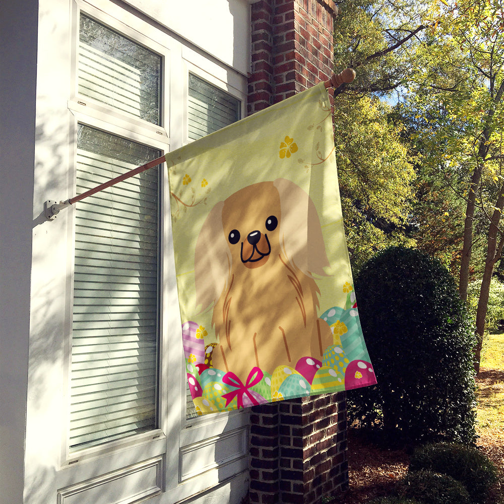 Easter Eggs Pekingnese Fawn Sable Flag Canvas House Size BB6104CHF  the-store.com.