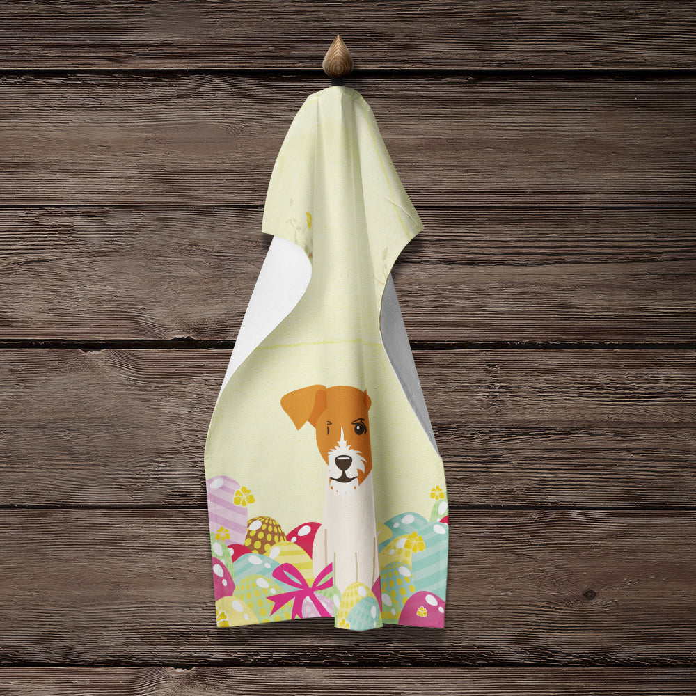 Easter Eggs Jack Russell Terrier Kitchen Towel BB6108KTWL - the-store.com