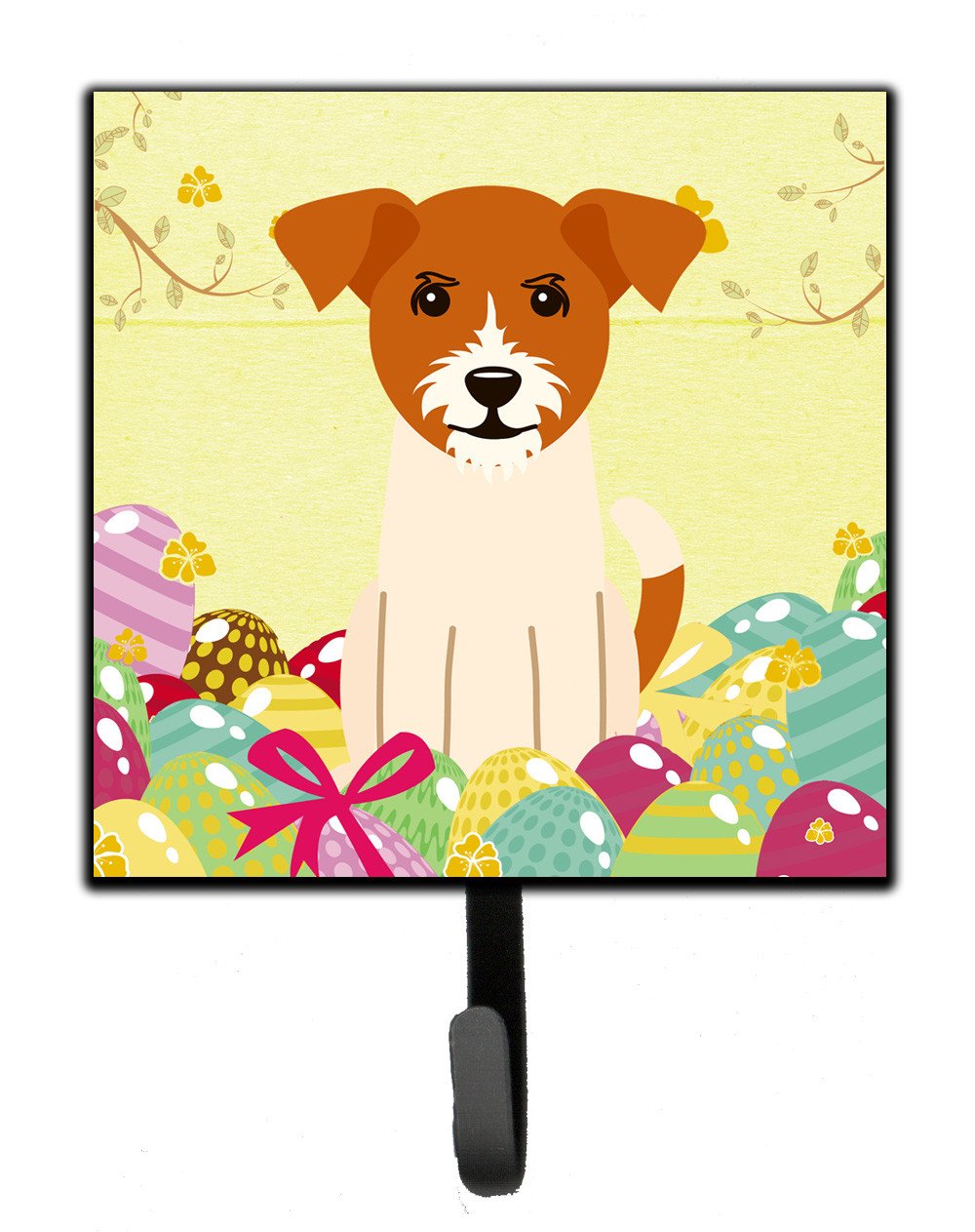 Easter Eggs Jack Russell Terrier Leash or Key Holder BB6108SH4 by Caroline&#39;s Treasures