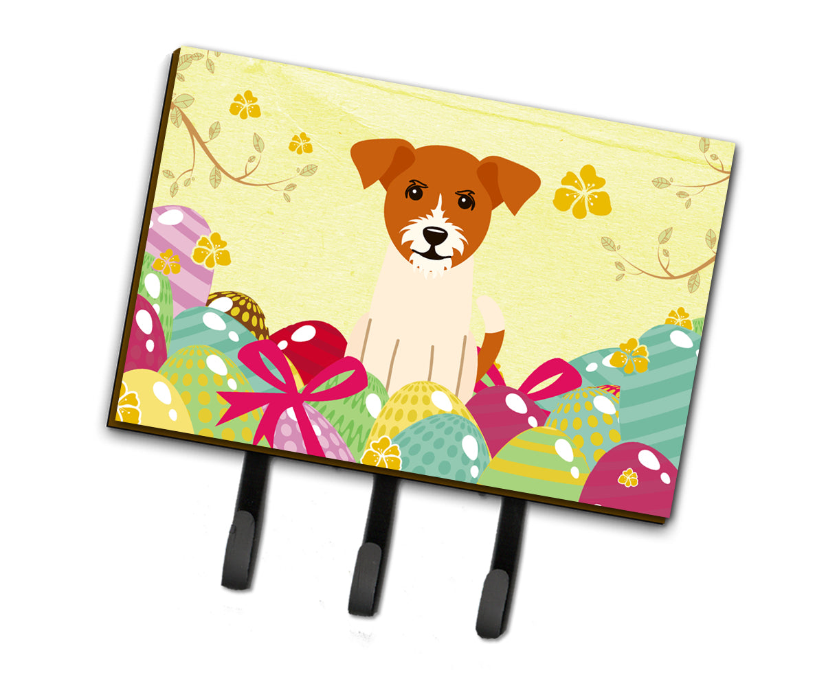 Easter Eggs Jack Russell Terrier Leash or Key Holder BB6108TH68