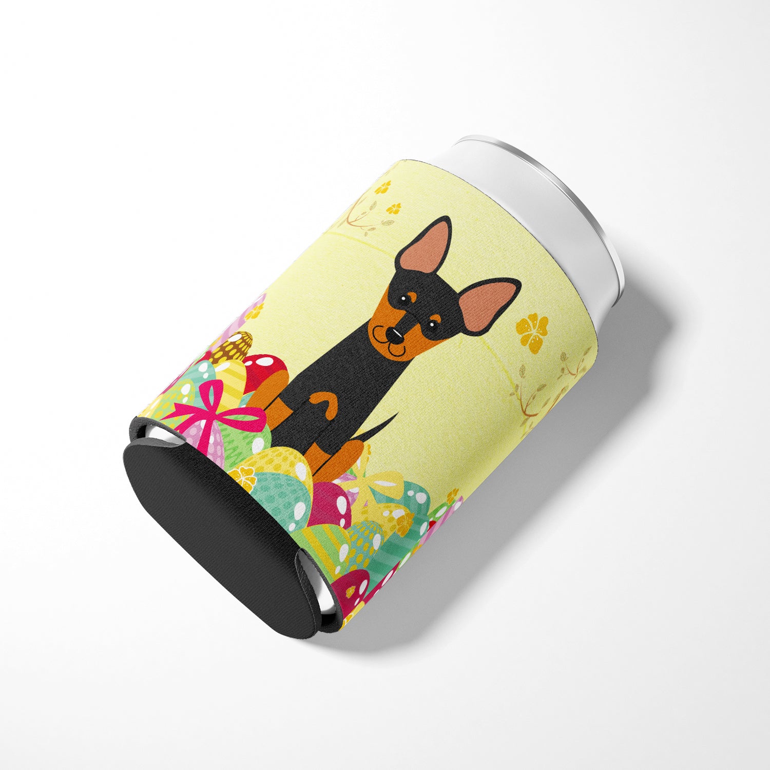 Easter Eggs English Toy Terrier Can or Bottle Hugger BB6109CC  the-store.com.