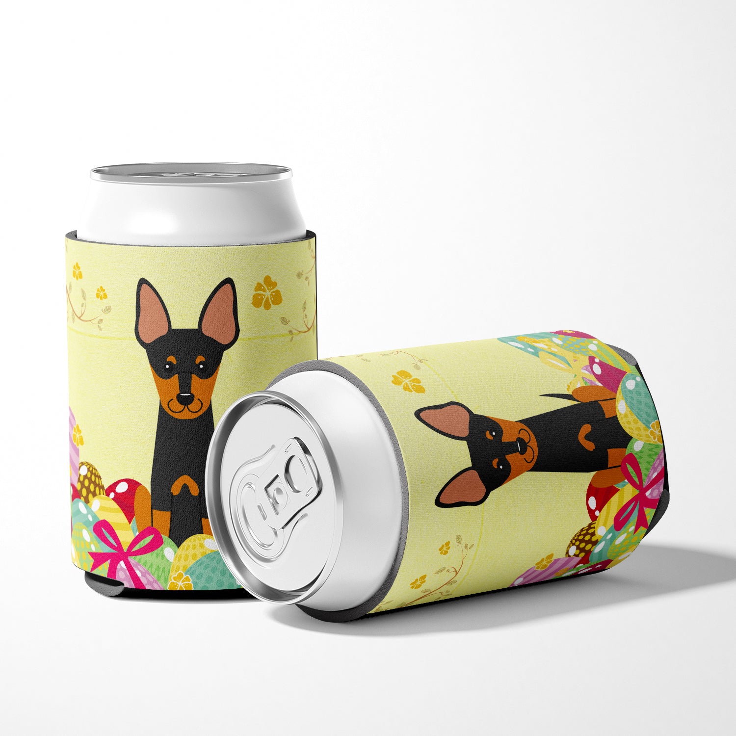 Easter Eggs English Toy Terrier Can or Bottle Hugger BB6109CC