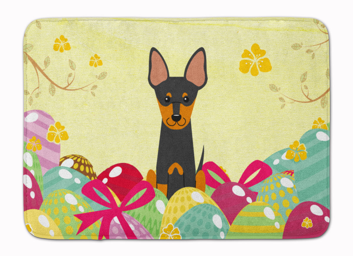 Easter Eggs English Toy Terrier Machine Washable Memory Foam Mat BB6109RUG - the-store.com