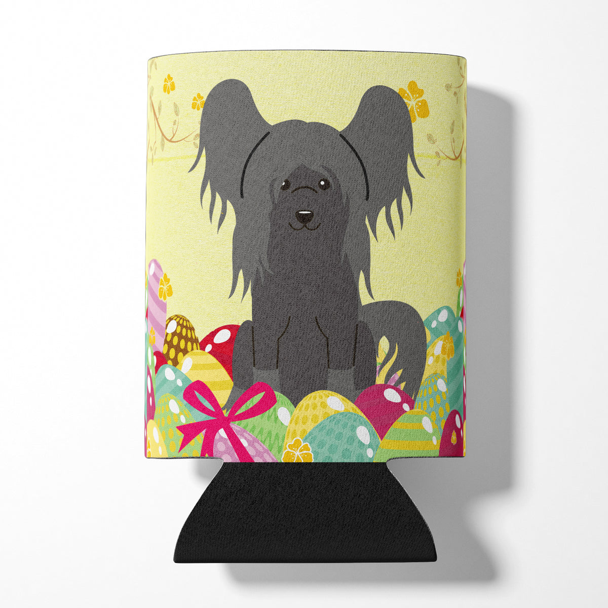 Easter Eggs Chinese Crested Black Can or Bottle Hugger BB6112CC  the-store.com.