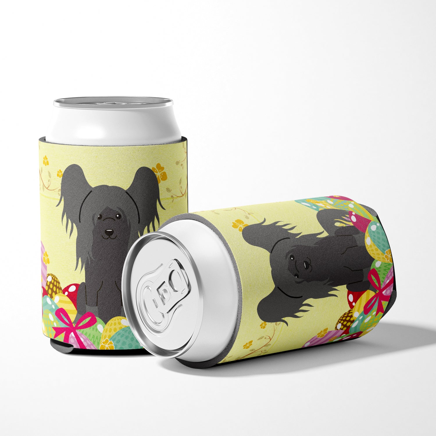Easter Eggs Chinese Crested Black Can or Bottle Hugger BB6112CC  the-store.com.