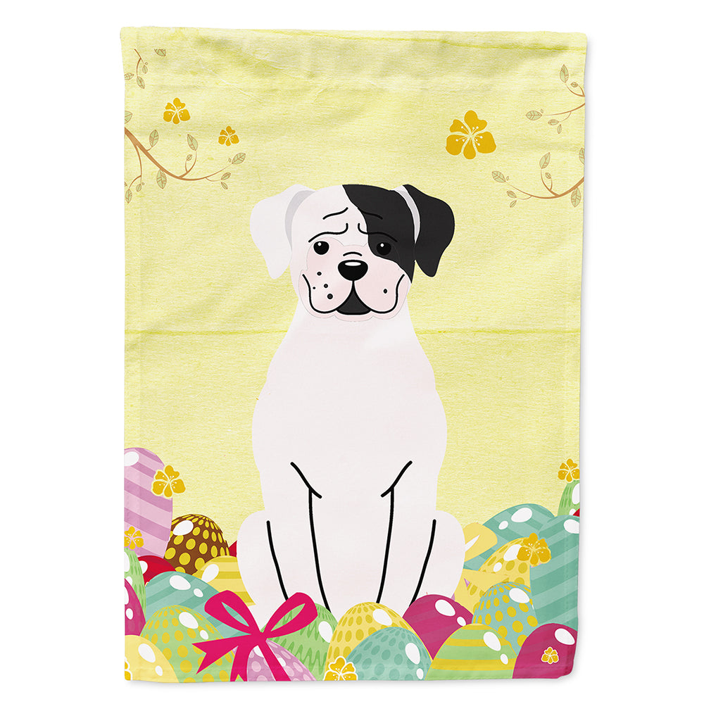 Easter Eggs White Boxer Cooper Flag Canvas House Size BB6114CHF