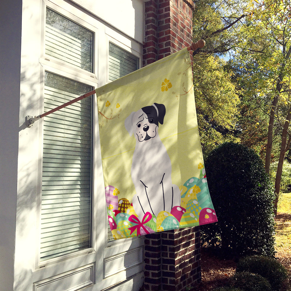 Easter Eggs White Boxer Cooper Flag Canvas House Size BB6114CHF