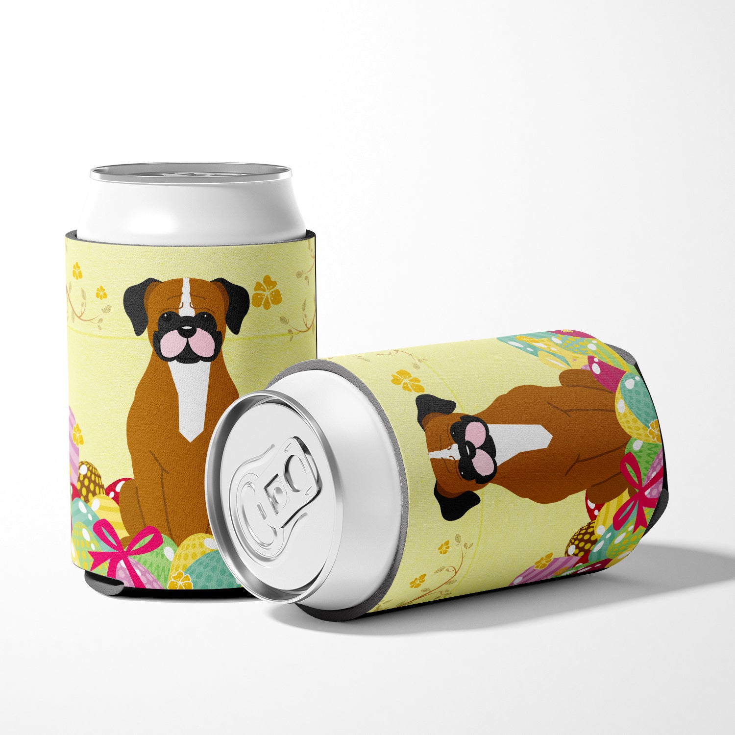 Easter Eggs Flashy Fawn Boxer Can or Bottle Hugger BB6116CC  the-store.com.