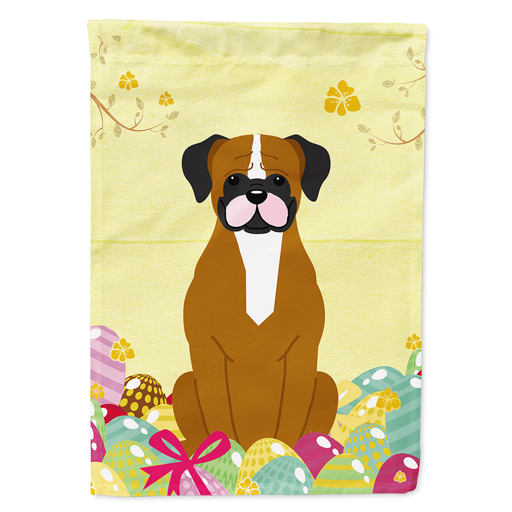 Easter Eggs Flashy Fawn Boxer Flag Canvas House Size BB6116CHF  the-store.com.