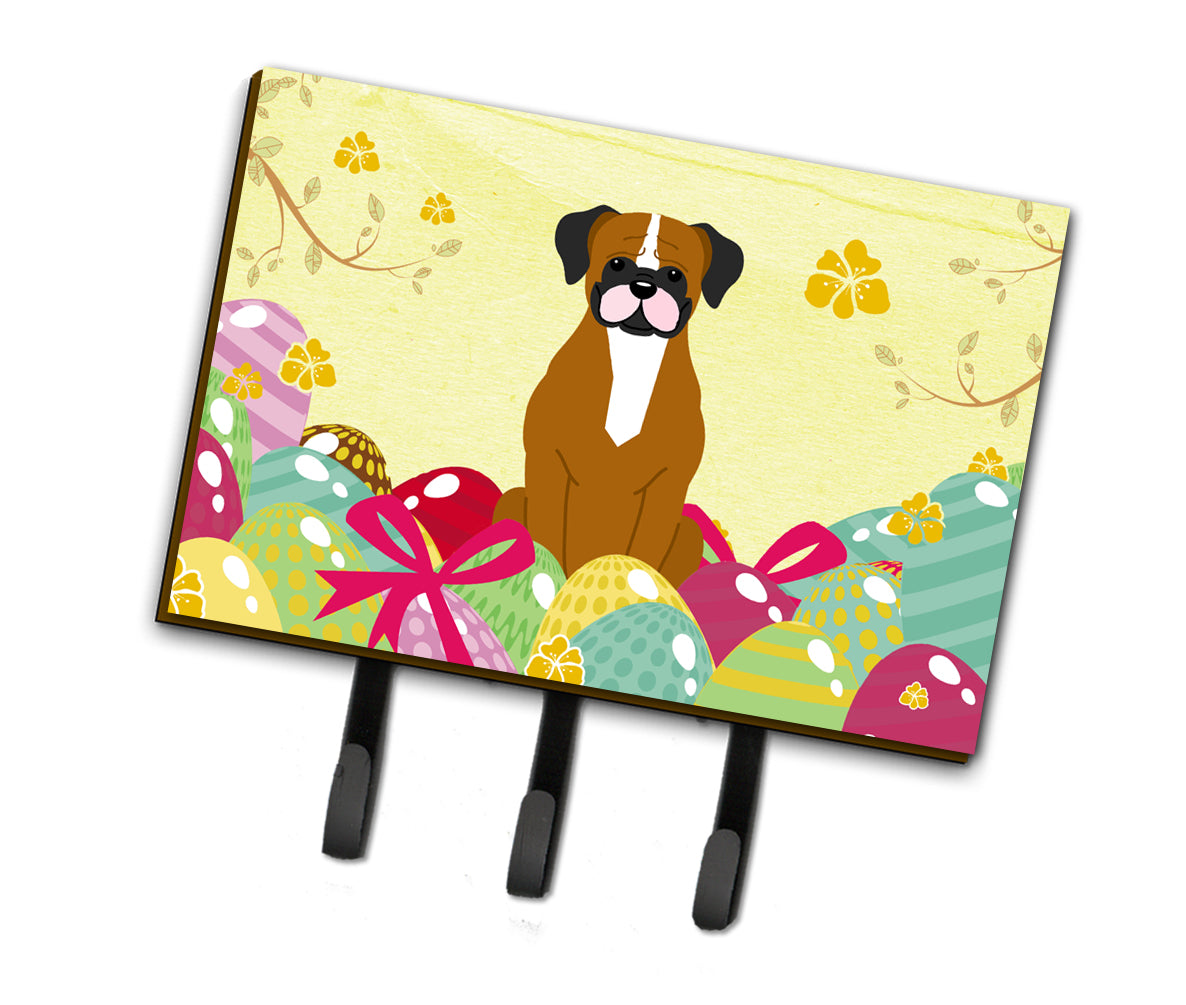 Easter Eggs Flashy Fawn Boxer Leash or Key Holder BB6116TH68  the-store.com.