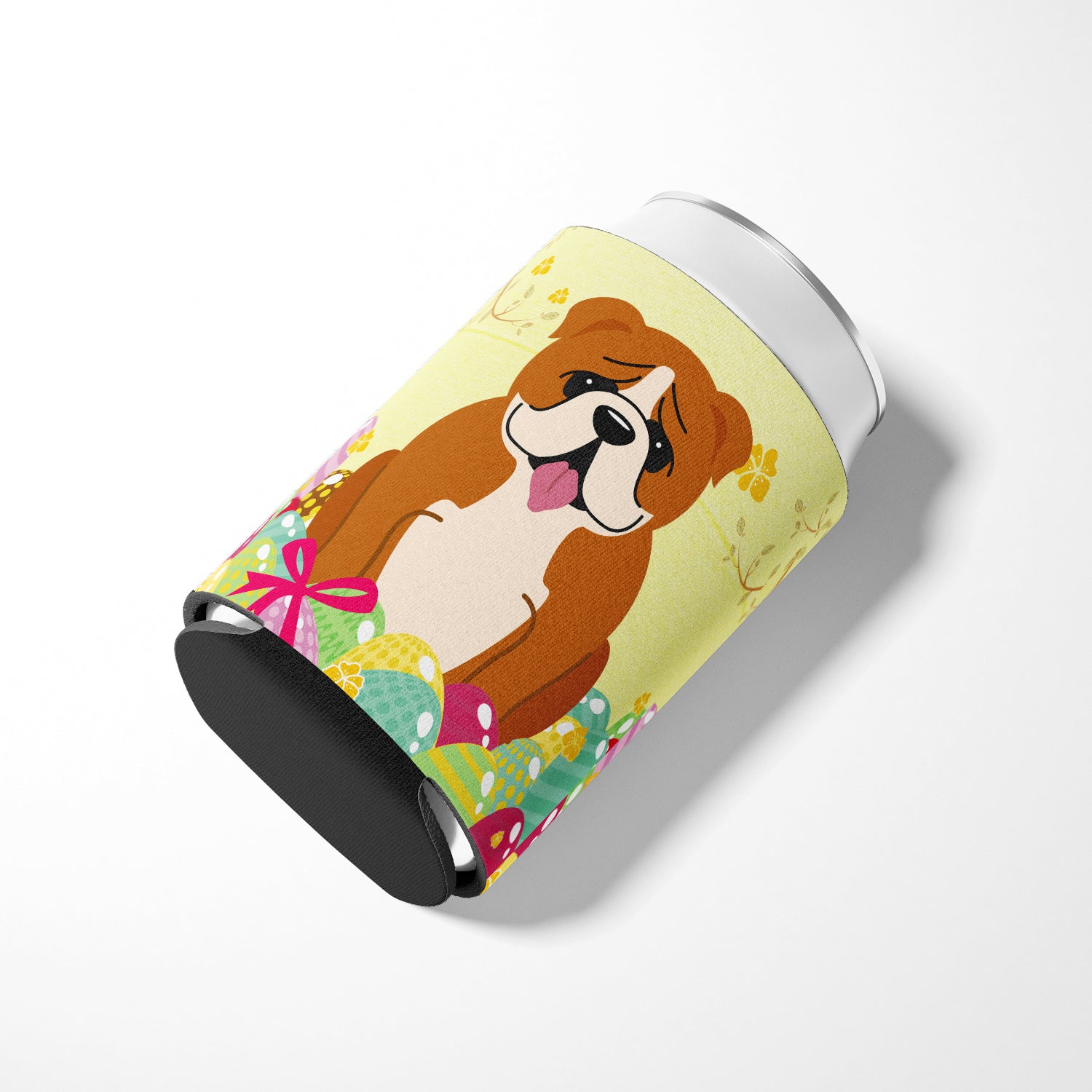 Easter Eggs English Bulldog Red White Can or Bottle Hugger BB6120CC  the-store.com.