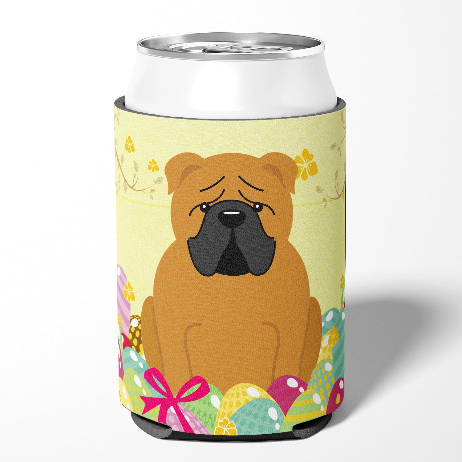 Easter Eggs English Bulldog Red Can or Bottle Hugger BB6122CC  the-store.com.