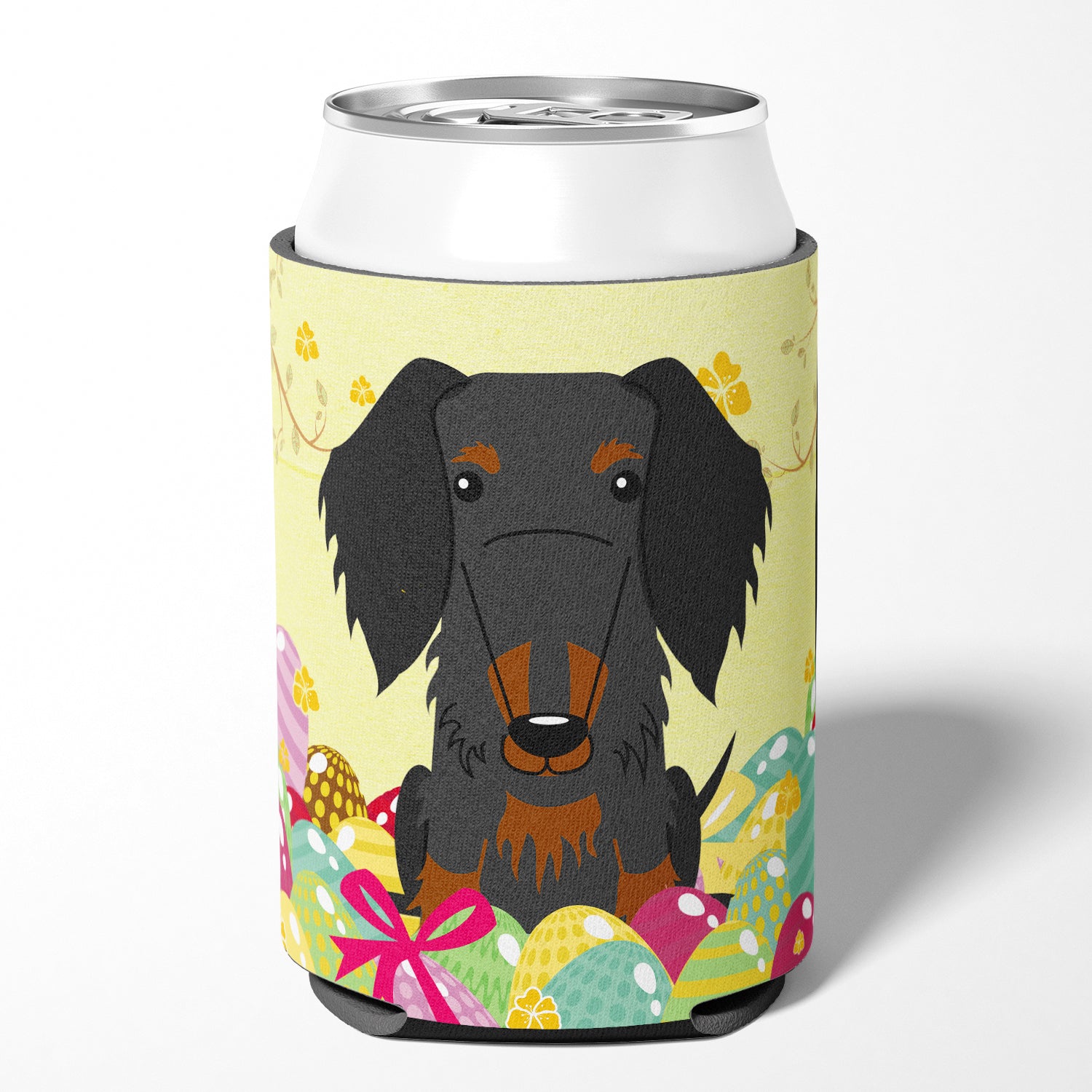 Easter Eggs Wire Haired Dachshund Black Tan Can or Bottle Hugger BB6127CC  the-store.com.