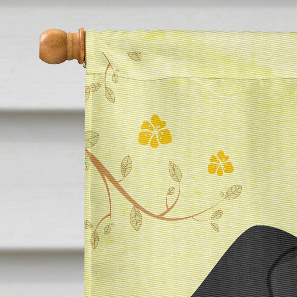 Easter Eggs Wire Haired Dachshund Black Tan Flag Canvas House Size BB6127CHF  the-store.com.