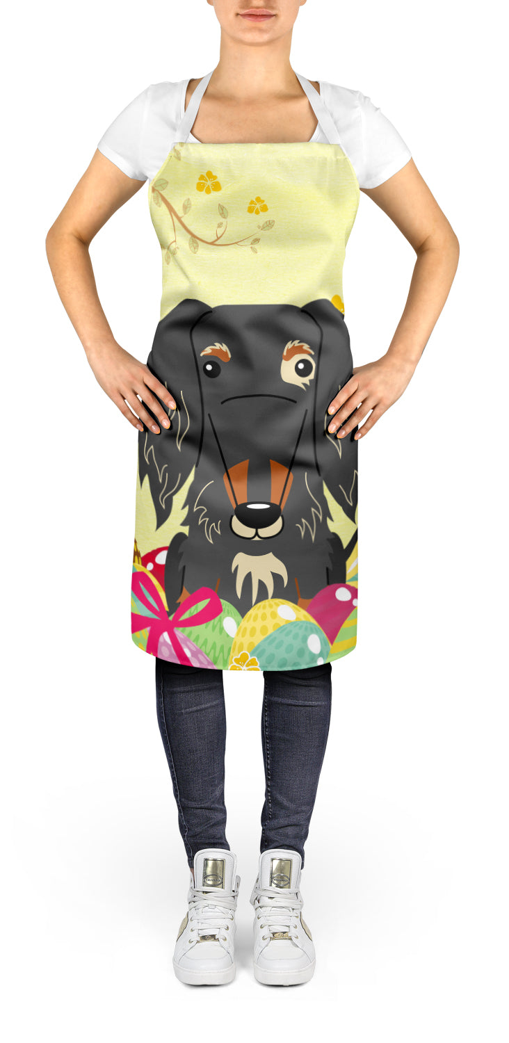 Easter Eggs Wire Haired Dachshund Dapple Apron BB6128APRON  the-store.com.