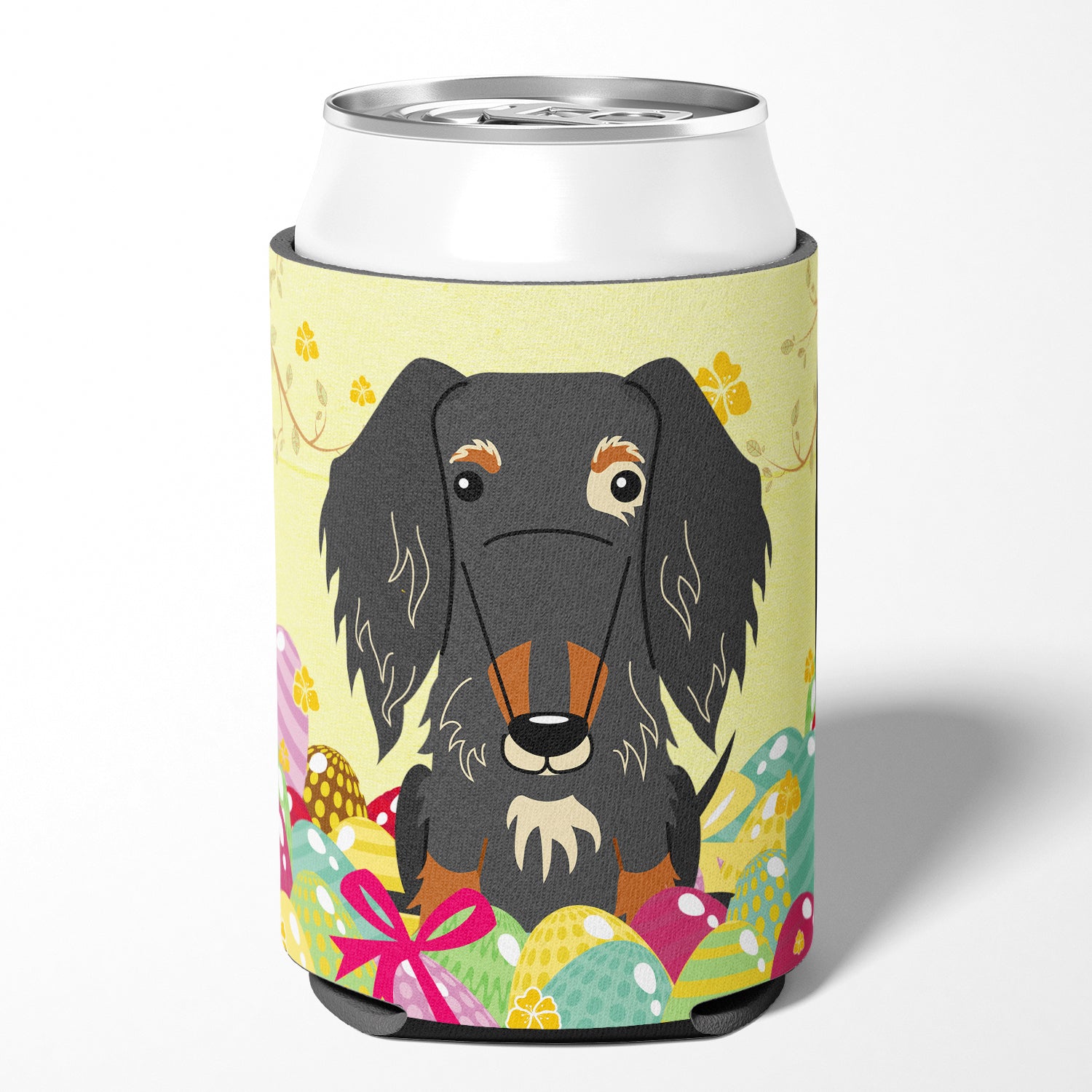 Easter Eggs Wire Haired Dachshund Dapple Can or Bottle Hugger BB6128CC