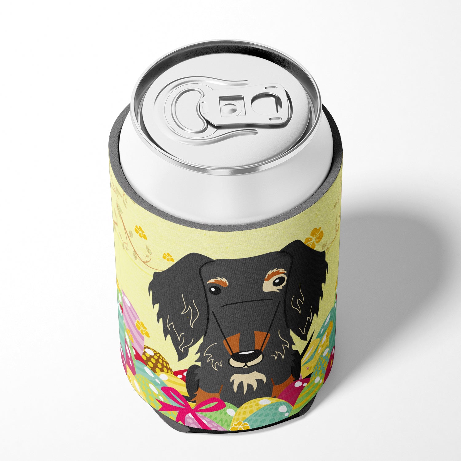 Easter Eggs Wire Haired Dachshund Dapple Can or Bottle Hugger BB6128CC
