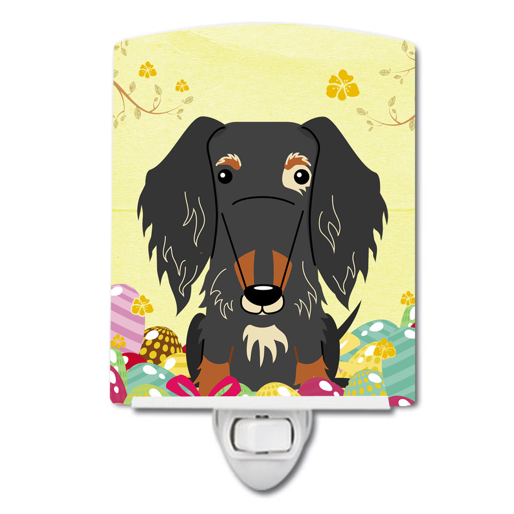 Easter Eggs Wire Haired Dachshund Dapple Ceramic Night Light BB6128CNL - the-store.com