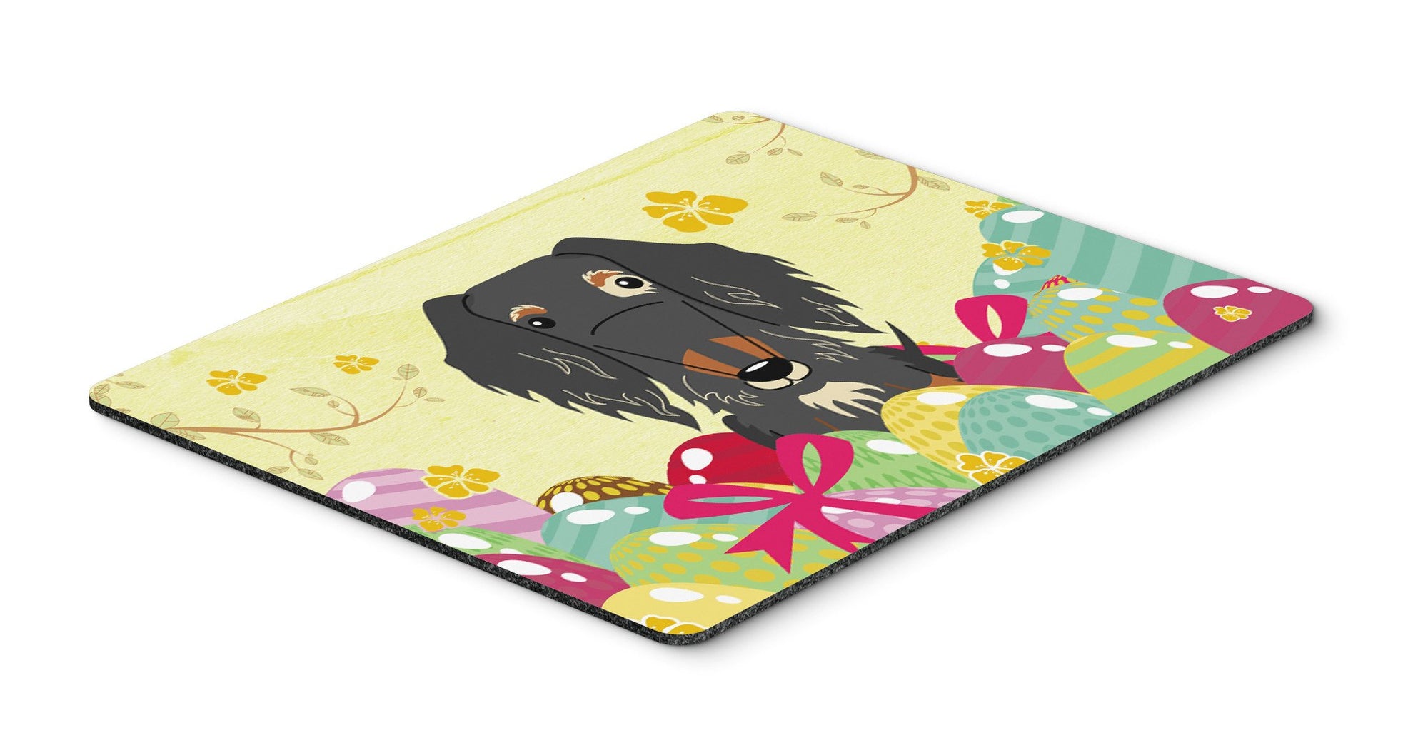 Easter Eggs Wire Haired Dachshund Dapple Mouse Pad, Hot Pad or Trivet BB6128MP by Caroline's Treasures