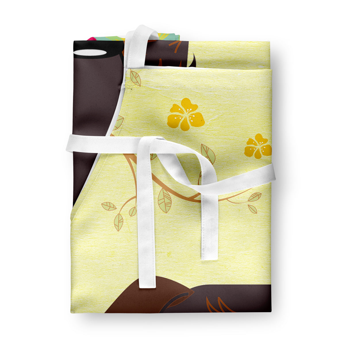 Easter Eggs Wire Haired Dachshund Chocolate Apron BB6129APRON  the-store.com.