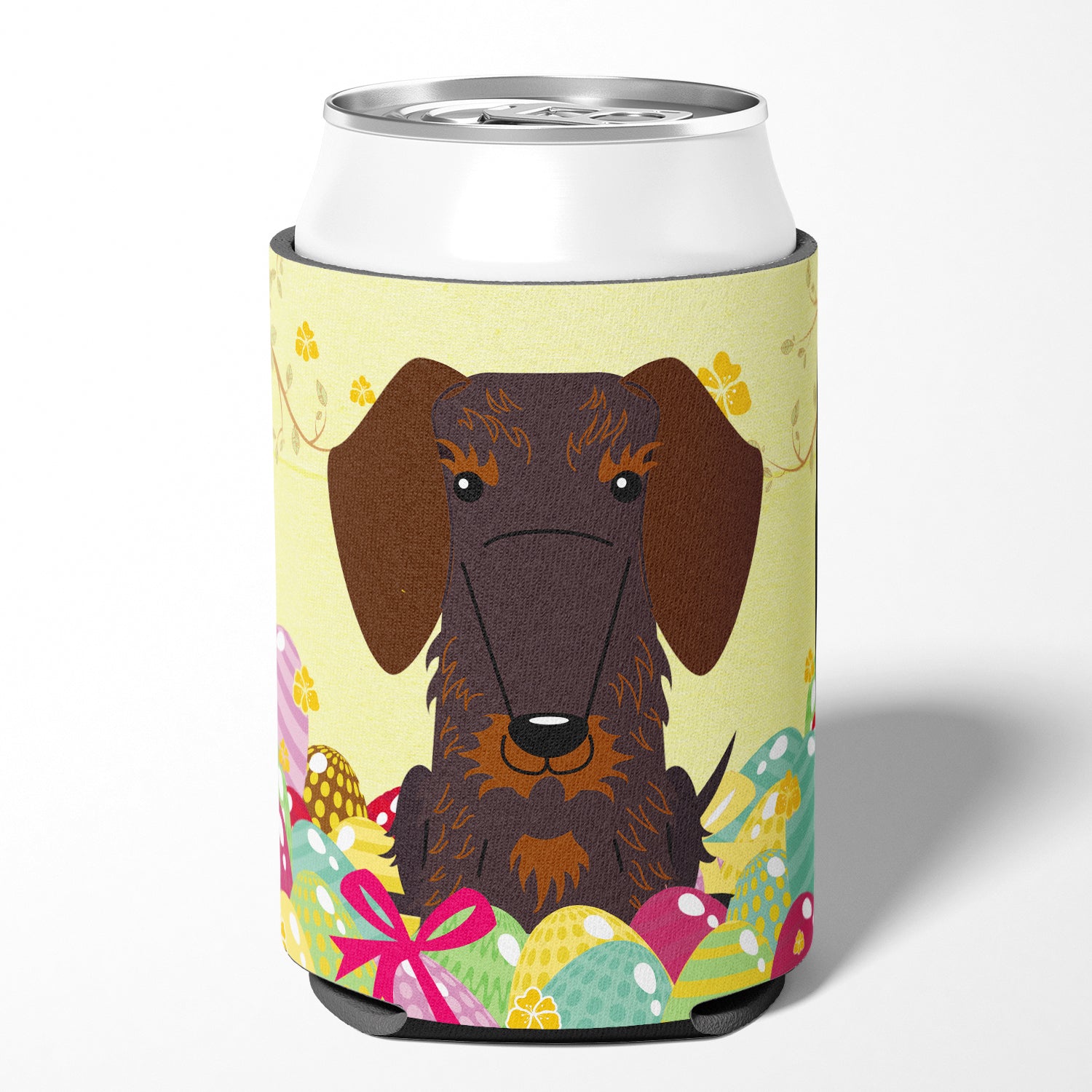 Easter Eggs Wire Haired Dachshund Chocolate Can or Bottle Hugger BB6129CC