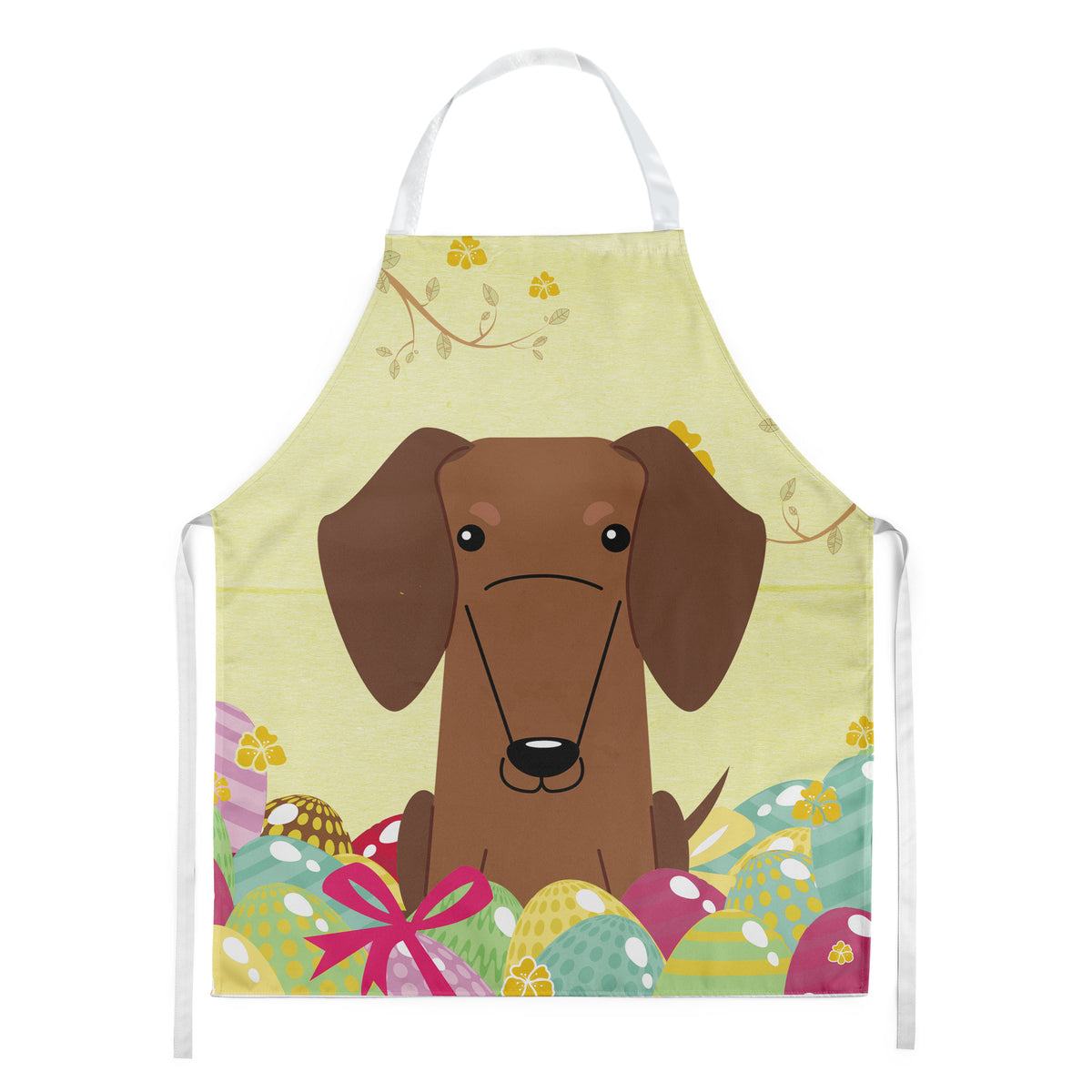 Easter Eggs Dachshund Red Brown Apron BB6130APRON