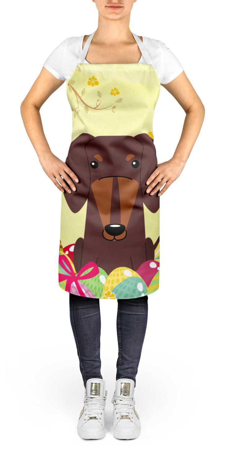 Easter Eggs Dachshund Chocolate Apron BB6131APRON  the-store.com.