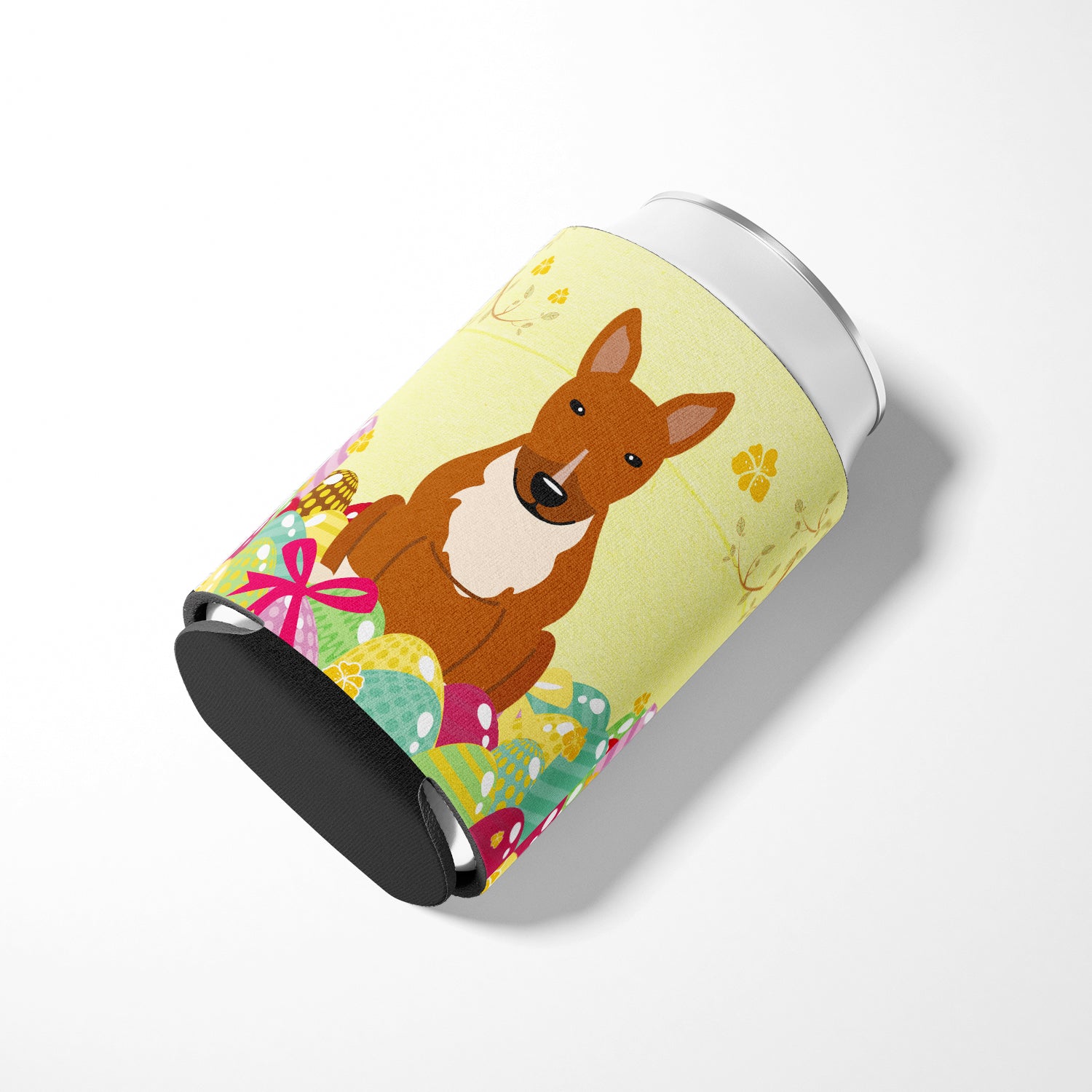 Easter Eggs Bull Terrier Red Can or Bottle Hugger BB6134CC