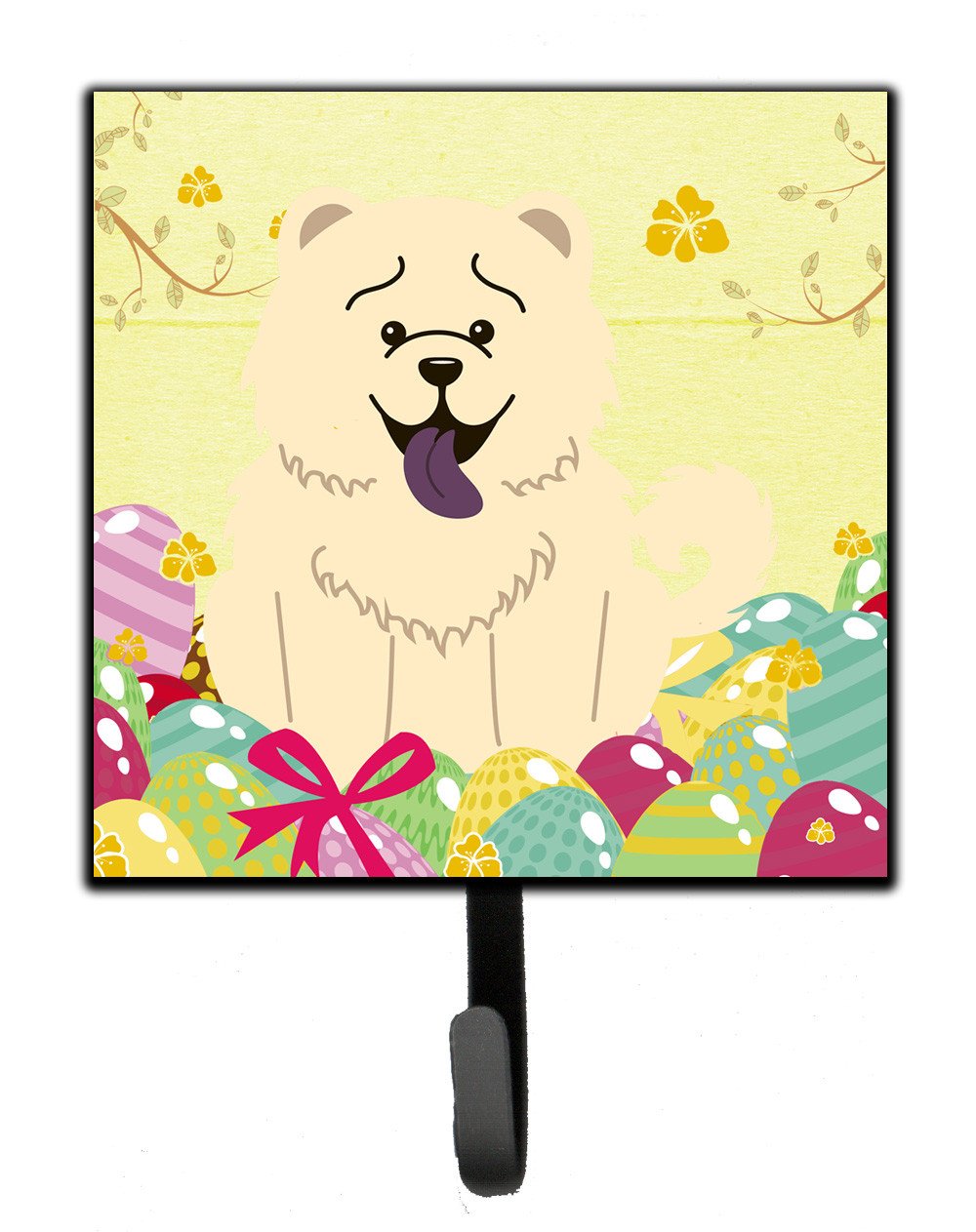 Easter Eggs Chow Chow White Leash or Key Holder BB6140SH4 by Caroline&#39;s Treasures