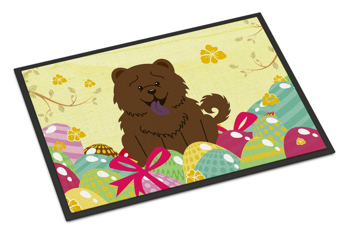 Easter Eggs Chow Chow Chocolate Indoor or Outdoor Mat 24x36 BB6141JMAT by Caroline&#39;s Treasures