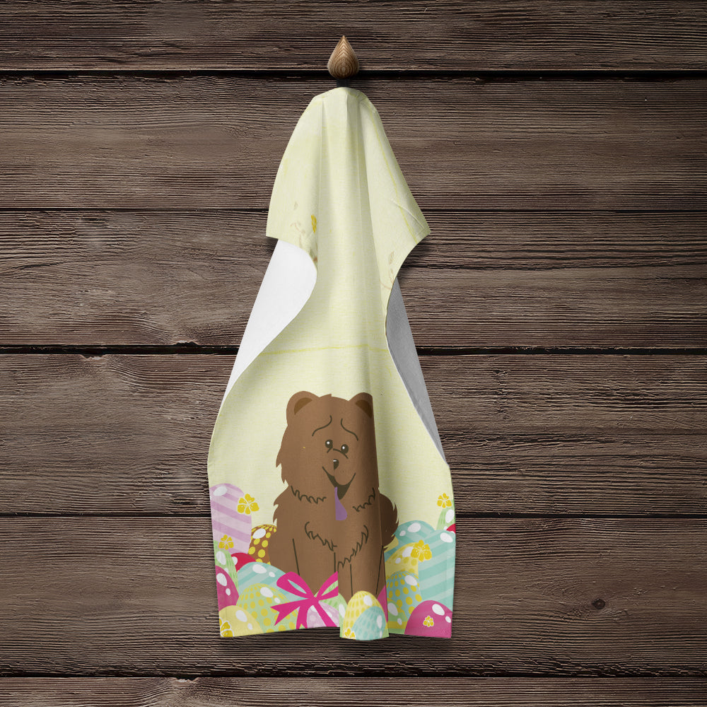 Easter Eggs Chow Chow Chocolate Kitchen Towel BB6141KTWL - the-store.com