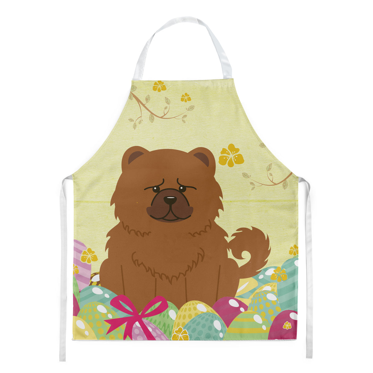 Easter Eggs Chow Chow Red Apron BB6142APRON