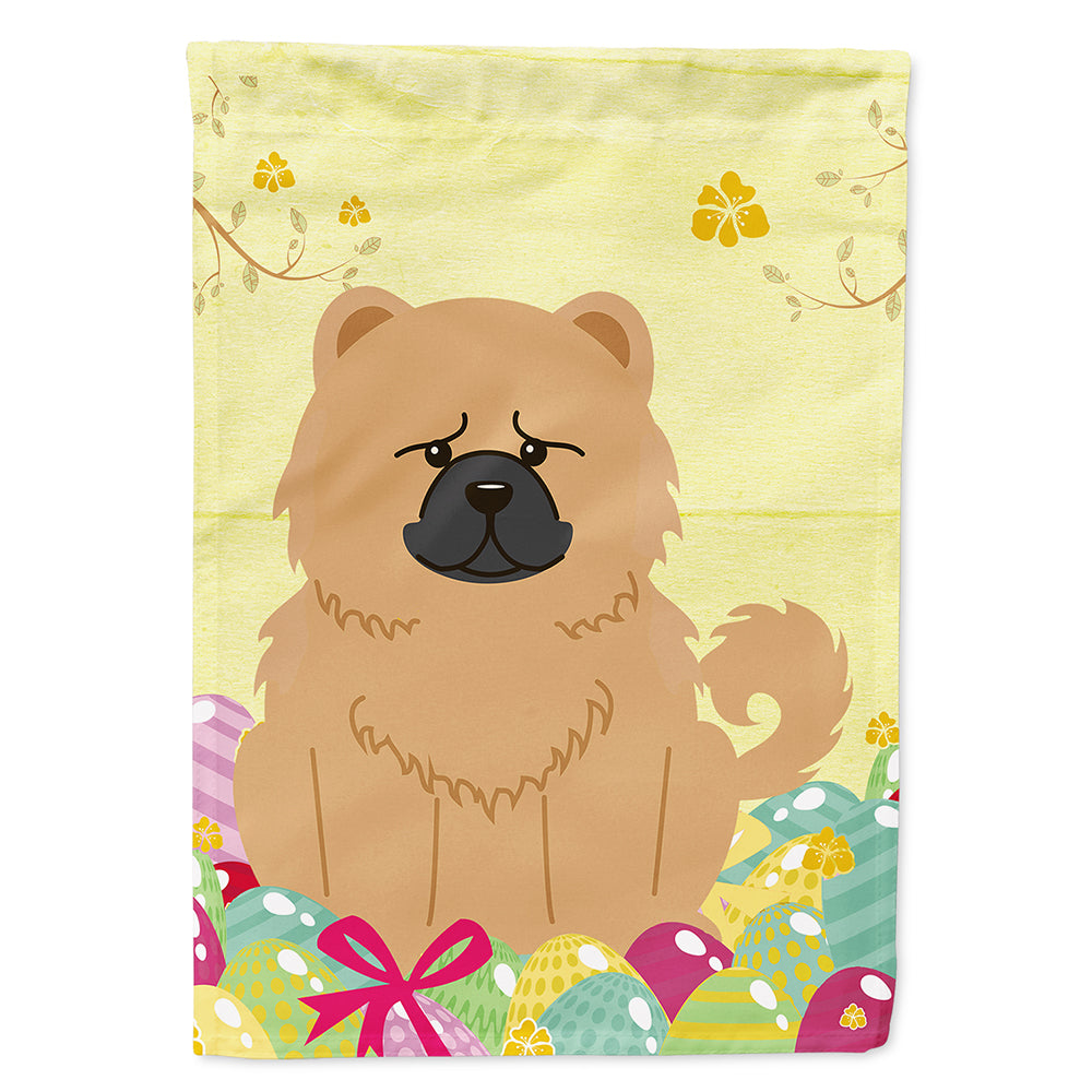 Easter Eggs Chow Chow Cream Flag Canvas House Size BB6144CHF  the-store.com.