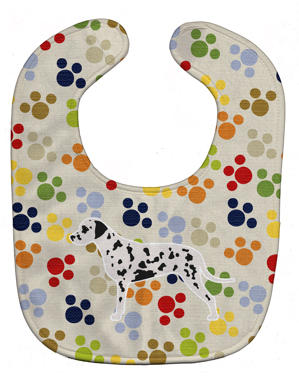 Dalmatian Pawprints Baby Bib BB6288BIB - the-store.com