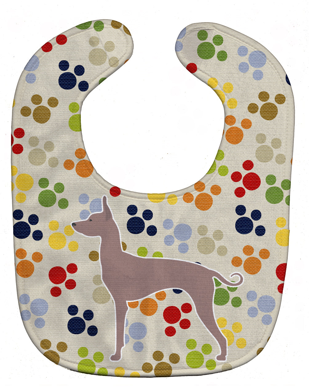 Dogo Argentino Pawprints Baby Bib BB6372BIB - the-store.com