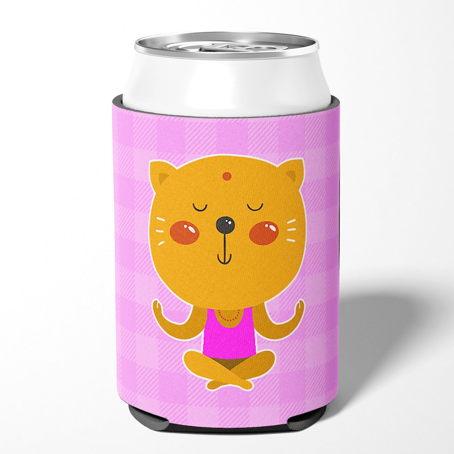 Yoga Cat Can or Bottle Hugger BB6728CC  the-store.com.