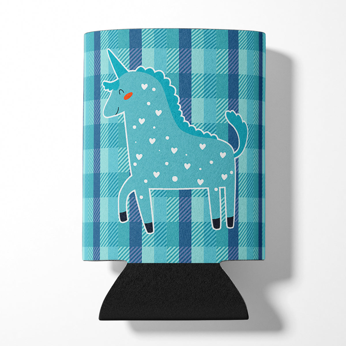 Unicorn in Plaid Can or Bottle Hugger BB6740CC  the-store.com.