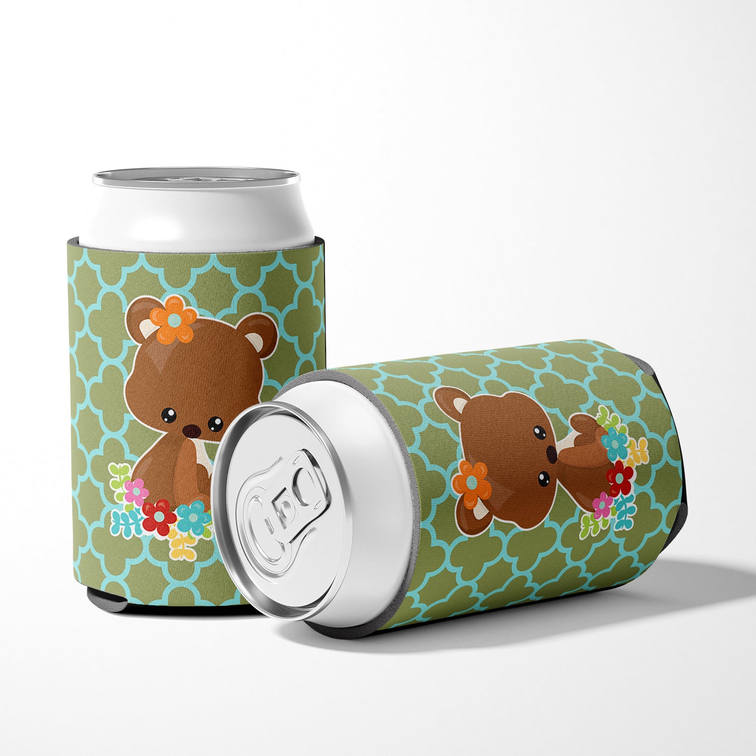 Porte-boîte ou porte-bouteille bébé ours brun BB6797CC