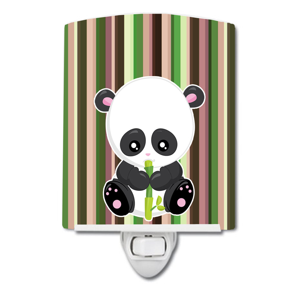 Bamboo Flute Panda Ceramic Night Light BB6803CNL - the-store.com