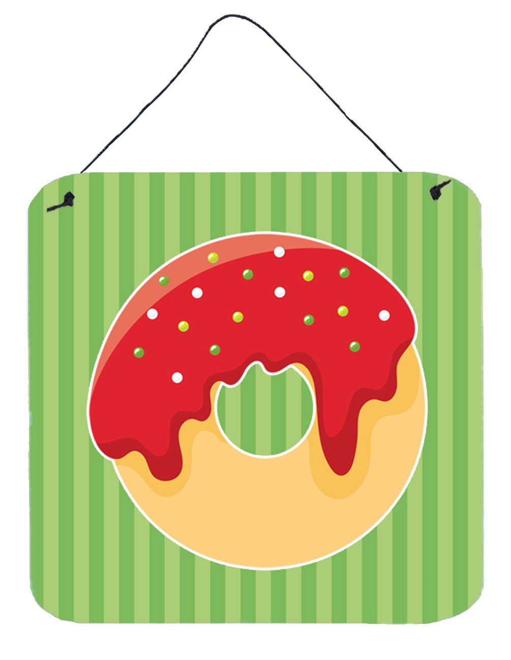 Christmas Donut Wall or Door Hanging Prints BB6818DS66 by Caroline&#39;s Treasures