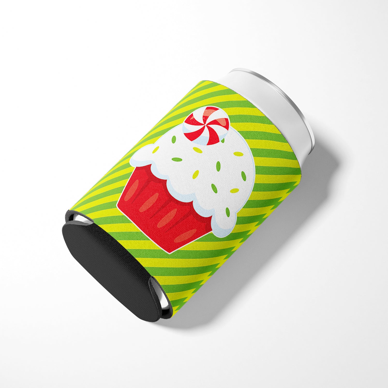 Christmas Pepermint Cupcake Can or Bottle Hugger BB6819CC  the-store.com.