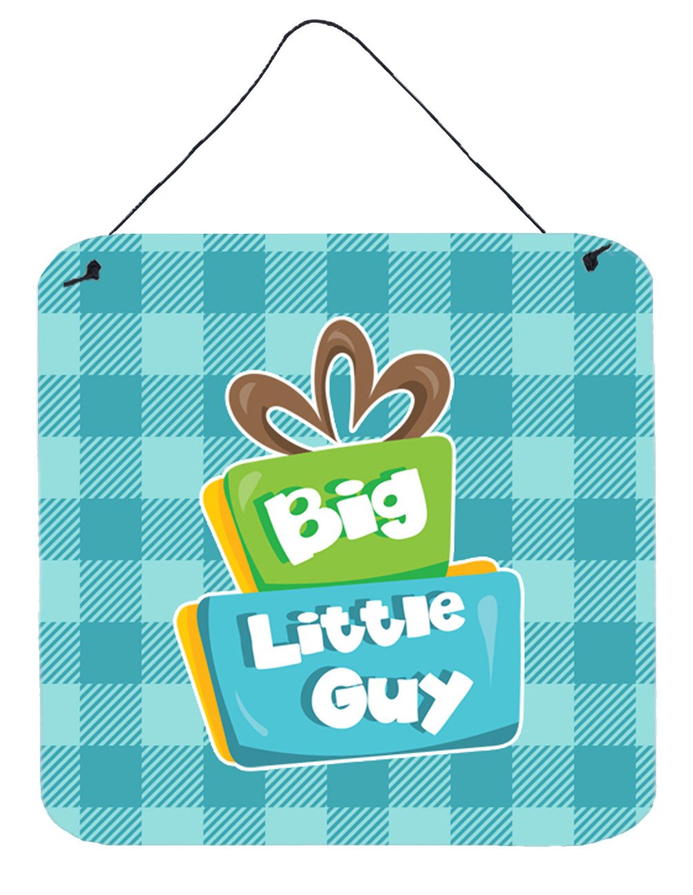 Boy Big Little Guy Wall or Door Hanging Prints BB6825DS66 by Caroline&#39;s Treasures