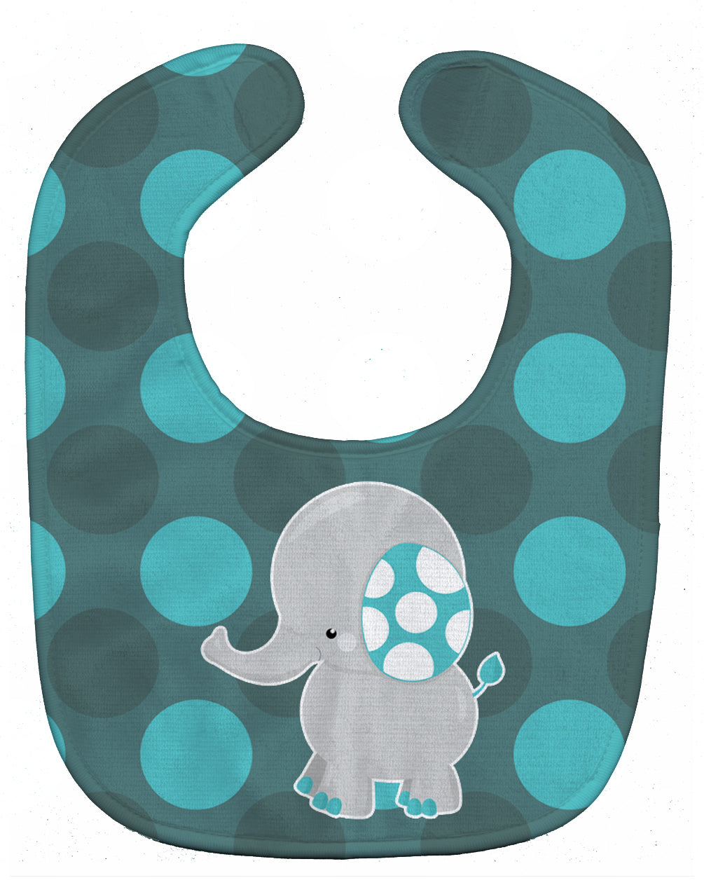 Polkadot Grey Elephant Baby Bib BB6837BIB - the-store.com