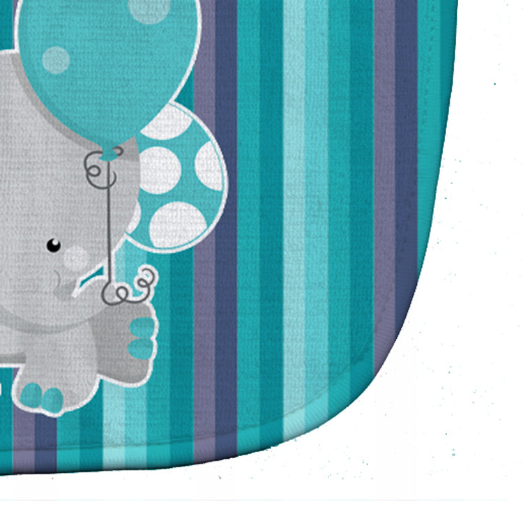 Grey Elephant with Balloon Baby Bib BB6842BIB - the-store.com