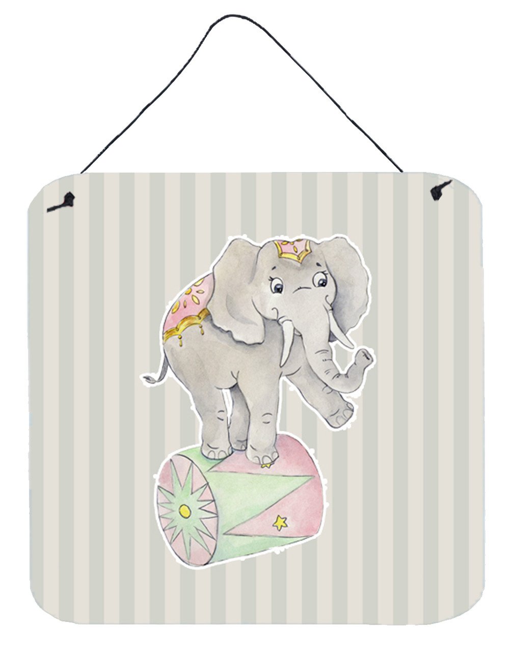 Circus Elephant Wall or Door Hanging Prints BB6859DS66 by Caroline&#39;s Treasures