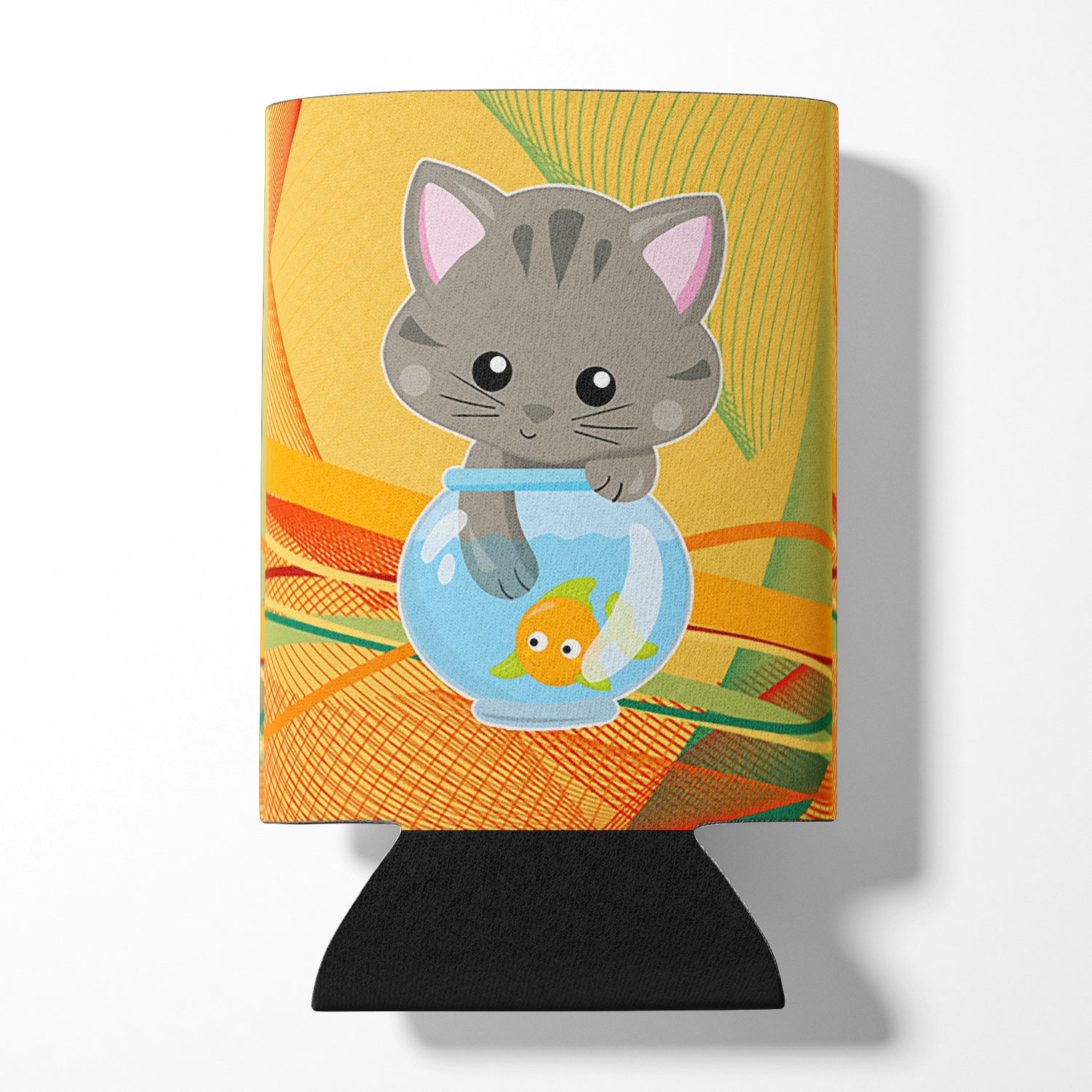 Kitten in the Fish Bowl Can or Bottle Hugger BB6879CC